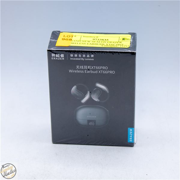 BRAND NEW SEALED ERAZER WIRELESS EARBUDS XT66 PRO