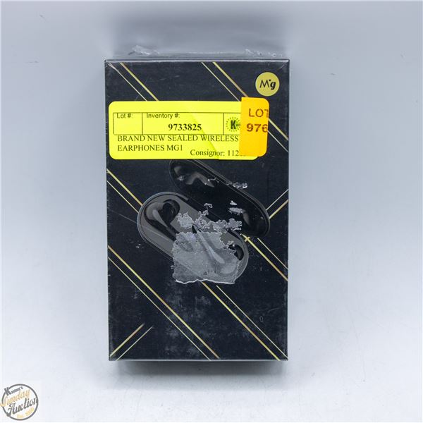 BRAND NEW SEALED WIRELESS EARPHONES MG1