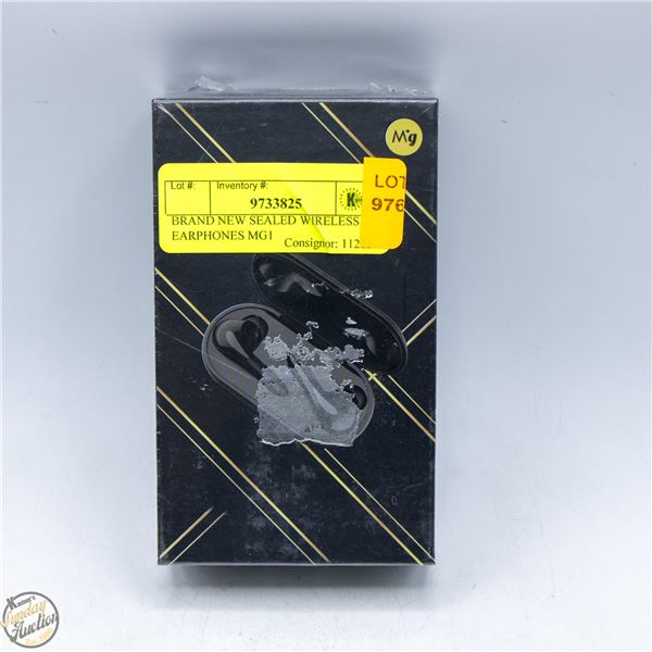 BRAND NEW SEALED WIRELESS EARPHONES MG1