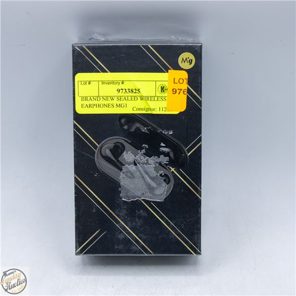 BRAND NEW SEALED WIRELESS EARPHONES MG1