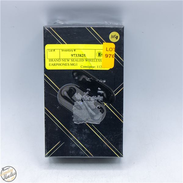 BRAND NEW SEALED WIRELESS EARPHONES MG1