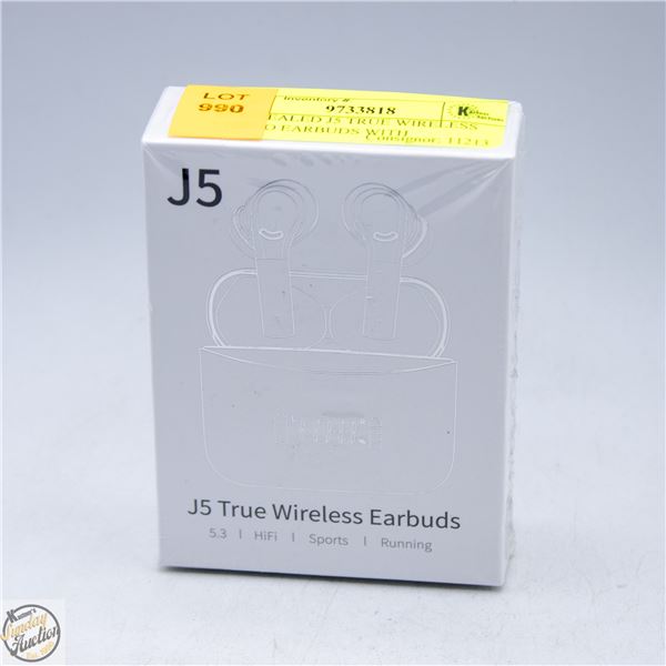 NEW SEALED J5 TRUE WIRELESS STEREO EARBUDS WITH