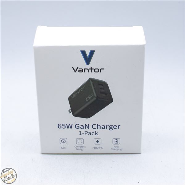 NEW SEALED VANTOR 65 WATTS USBC CHARGER