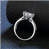 Image 2 : 5CT GRA CERTIFIED ROUND BRILLLIANT MOISSANITE 925S
