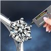 Image 3 : 1 CT GRA CERTIFIED ROUND BRILLIANT MOISSANITE