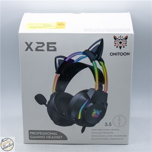 BRAND NEW ONITOON X26 RGB GAMING HEADSET