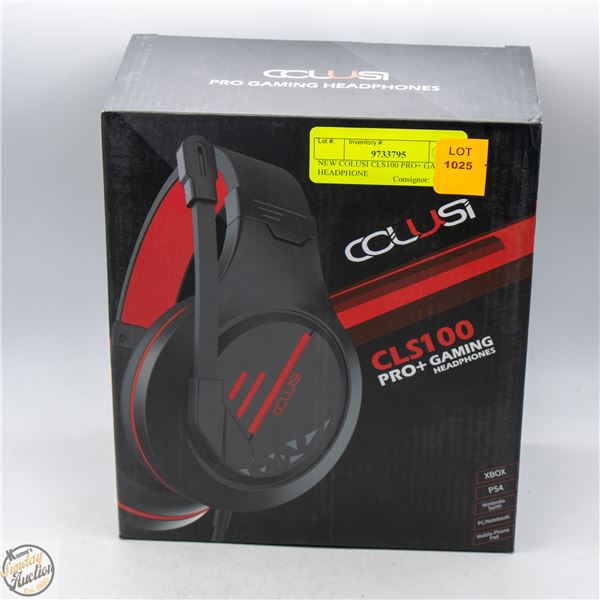 NEW COLUSI CLS100 PRO+ GAMING HEADPHONE