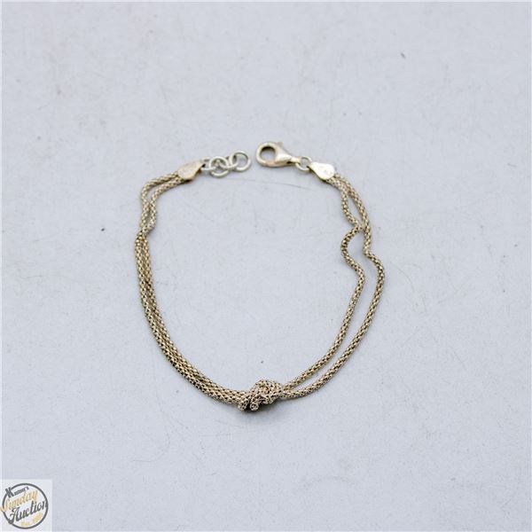 SILVER 925 KNOT BRACELET