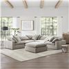 Image 1 : NEW SEREEN FABRIC MODULAR SECTIONAL - TAUPE