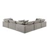 Image 5 : NEW SEREEN FABRIC MODULAR SECTIONAL - TAUPE