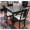 Image 1 : BLACK TABLE PULLS OUT EXTENDS TO DINING TABLE FOR