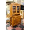 Image 1 : VINTAGE WOODEN STEP BACK FARMHOUSE HUTCH CUPBOARD