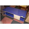 Image 2 : SOLID WOOD ROLLING MEDIA STAND WITH DRAWER -