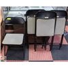 Image 1 : VINTAGE SAMSONITE FOLDING METAL CHAIRS- SET OF 4