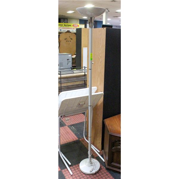WHITE FLOOR LAMP 71" TALL