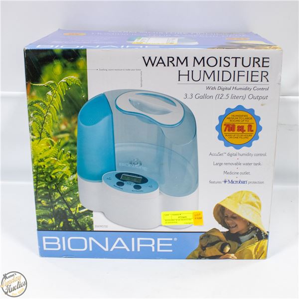 BIONAIRE WAR MOISTURE HUMIDIFIER