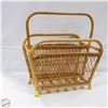 Image 1 : DOUBLE SIDED WICKER STORAGE BASKET