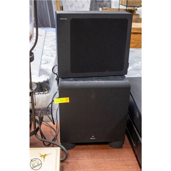 HISENSE SUBWOOFER + KLIPSCH