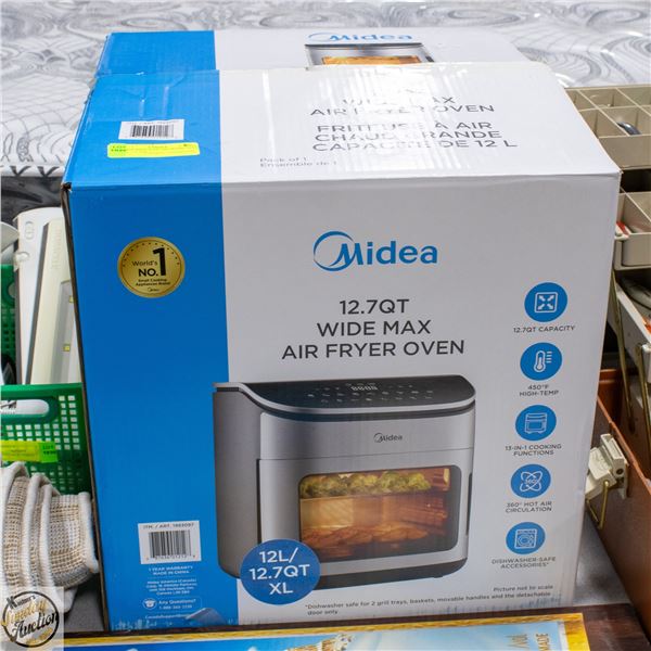 MIDEA WIDE MAX AIR FRYER OVEN - 12L / 12.7QT