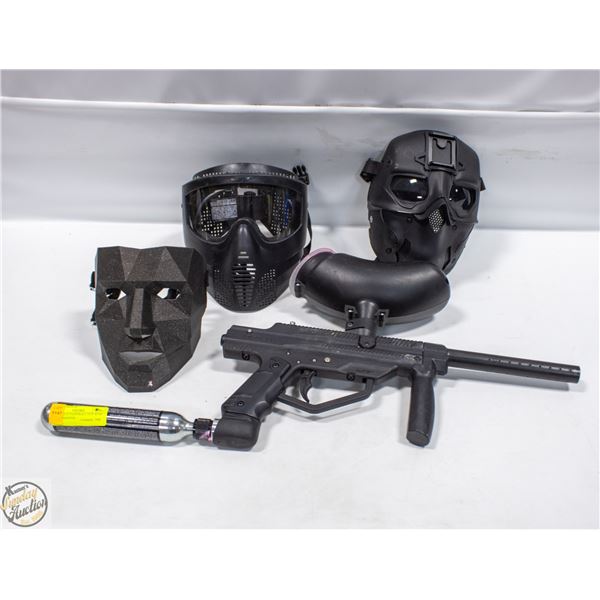 STEALTH JT PAINTBALL GUN WITH CO2 CANNISTER