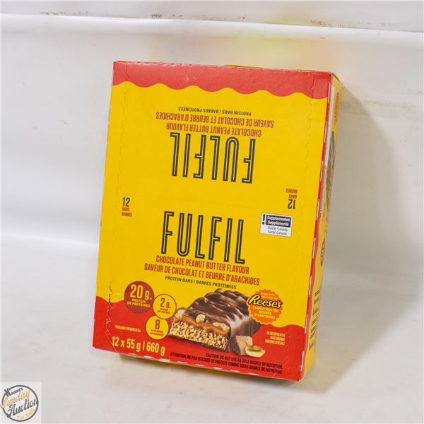 CASE WITH 12 55G BARS OF CHOCOLATE PEANUT BUTTER