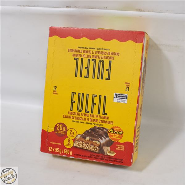 CASE WITH 12 55G BARS OF CHOCOLATE PEANUT BUTTER
