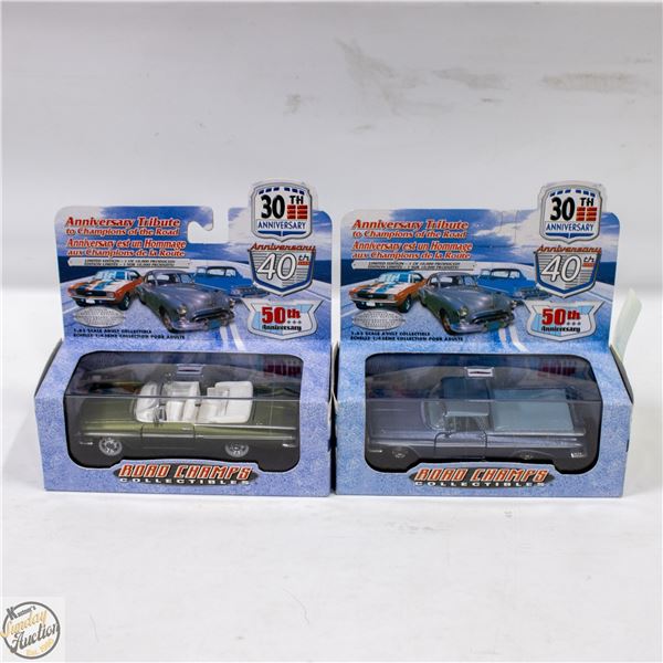 ROAD CHAMPS 2 PACK EL CAMINO IMPALA