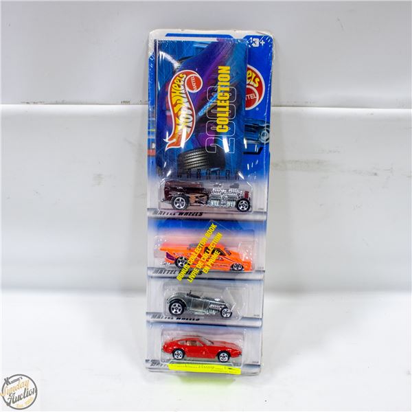 2 HOTWHEELS 4 PACK 2000