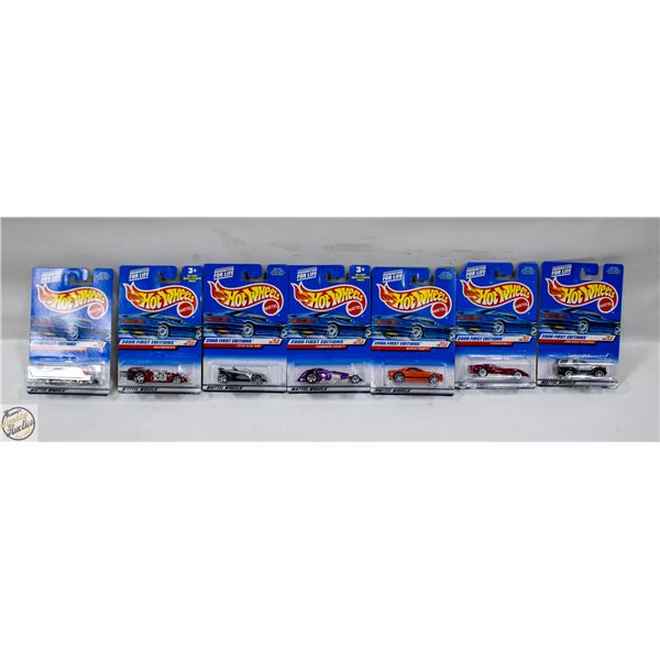 HOTWHEELS 2000 FIRST EDITION 7 PACK
