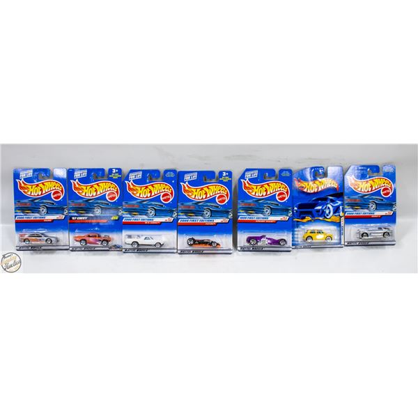 HOTWHEELS 2000 FIRST EDITION 7 PACK