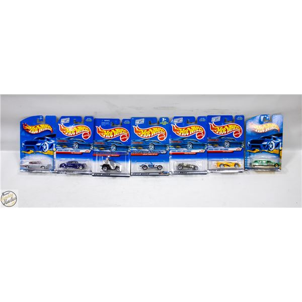 HOTWHEELS 2000 FIRST EDITION 7 PACK