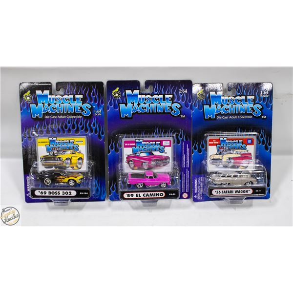 MUSCLE MACHINES 3 PACK