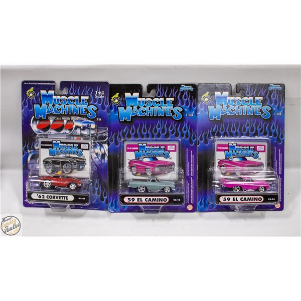 MUSCLE MACHINES 3 PACK
