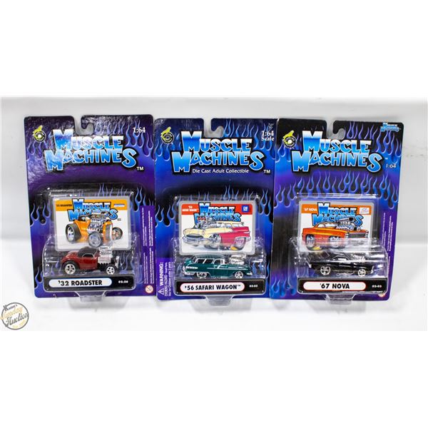 MUSCLE MACHINES 3 PACK