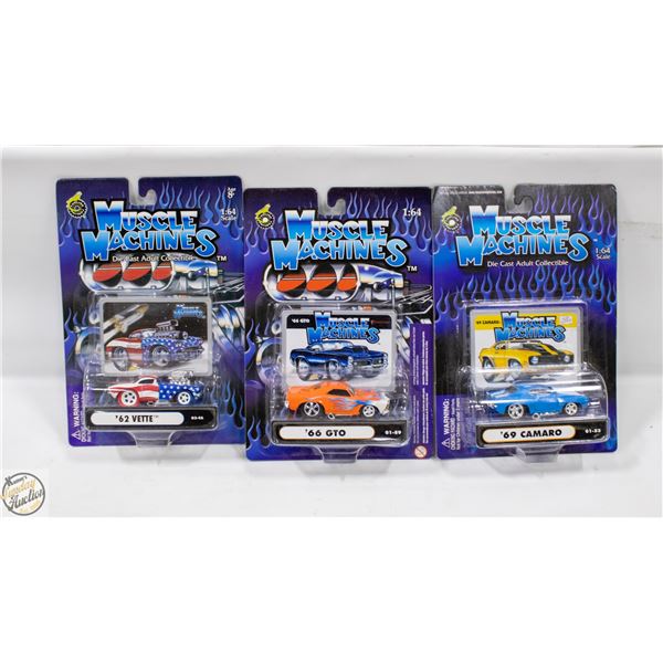 MUSCLE MACHINES 3 PACK