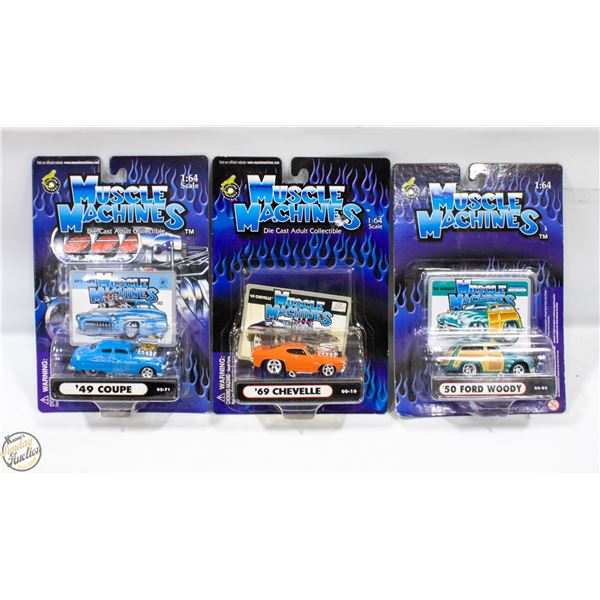 MUSCLE MACHINES 3 PACK
