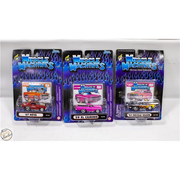 MUSCLE MACHINES 3 PACK