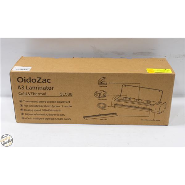 OIDOZAC A3 LAMINATOR COLD AND THERMAL