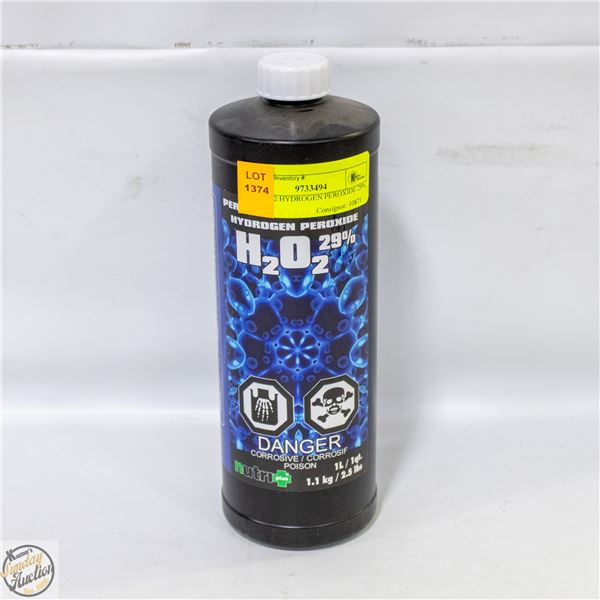 1 L H2O2 HYDROGEN PEROXIDE 29%