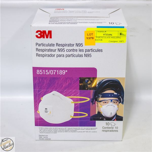 # 8515 PARTICULATE WELDING RESPIRATOR