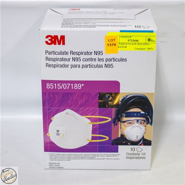 # 8515 PARTICULATE WELDING RESPIRATOR