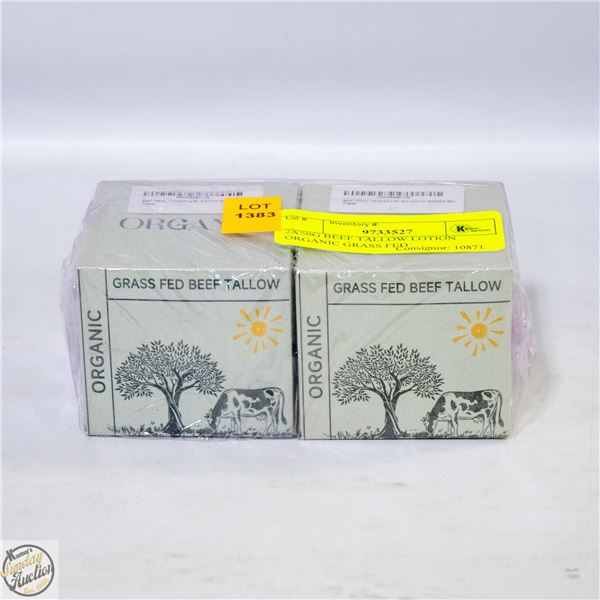 2X50G BEEF TALLOW LOTION ORGANIC GRASS FED