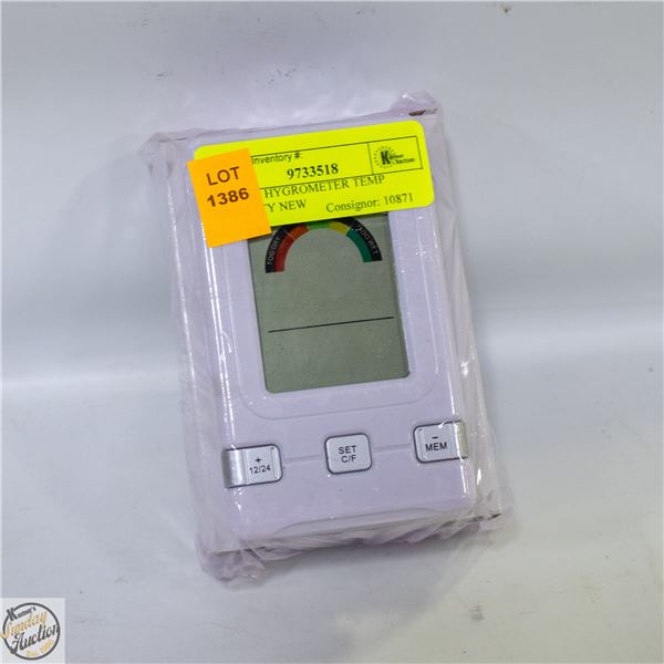 DIGITAL HYGROMETER TEMP HUMIDITY NEW