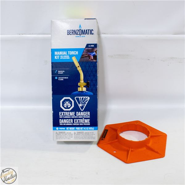 BENZOMATIC MANUAL TORCH KIT PLUS STAND