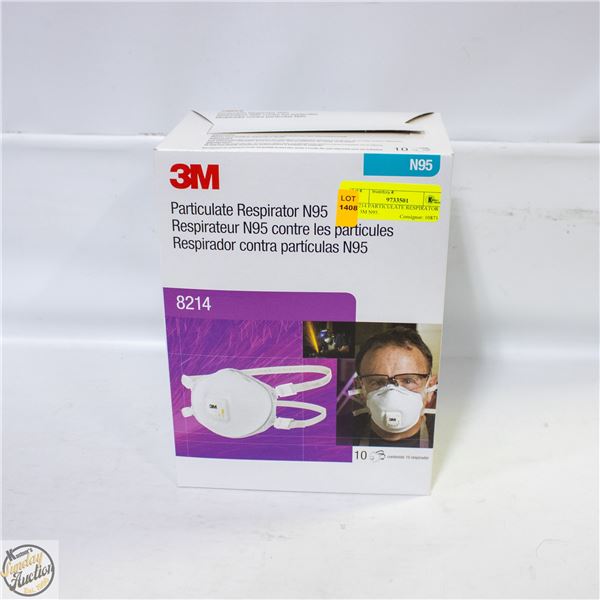 # 8214 PARTICULATE RESPIRATOR 10 PK 3M N95.