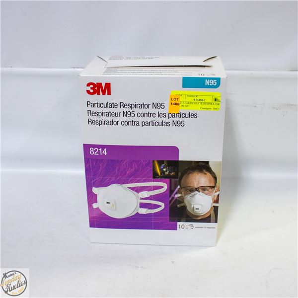 # 8214 PARTICULATE RESPIRATOR 10 PK 3M N95.