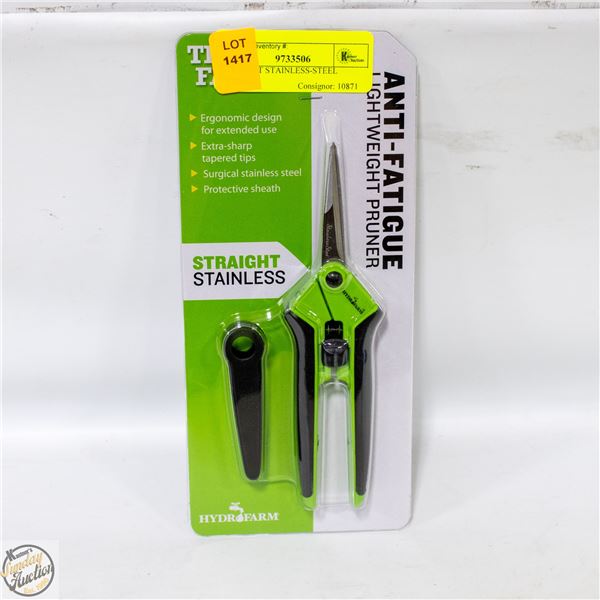 STRAIGHT STAINLESS-STEEL PRUNER