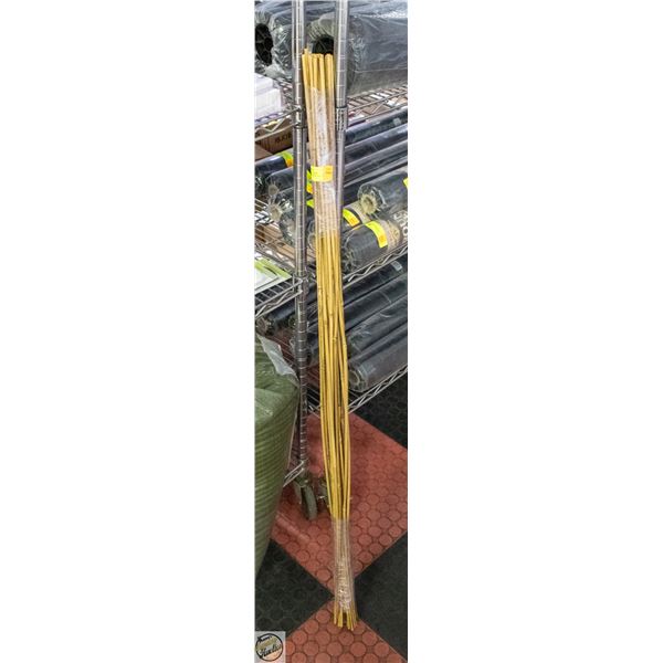 25 PER PKG 4’ BAMBOO PLANT STAKES