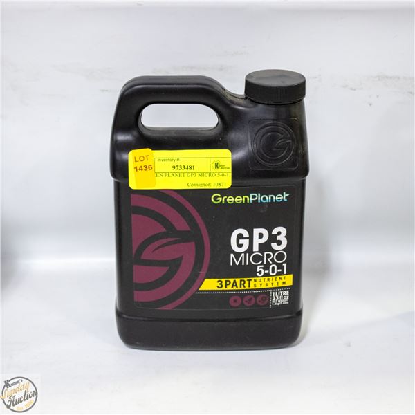 1L GREEN PLANET GP3 MICRO 5-0-1.