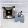 Image 1 : SEAGULL PEWTER CLOCK & PHOTO FRAME